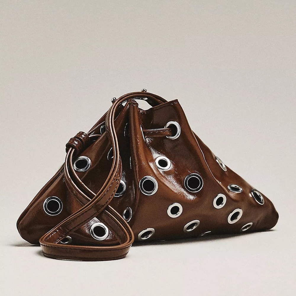 NWT Anthropologie Melie Bianco Paloma Studded Satchel - Picture 2 of 16